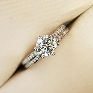 White Gold Vermeil White Sapphire Ring